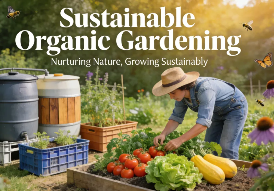 How to Make Gardening More Sustainable: Organic Gardening, Water-Saving Irrigation, and Recycled Materials