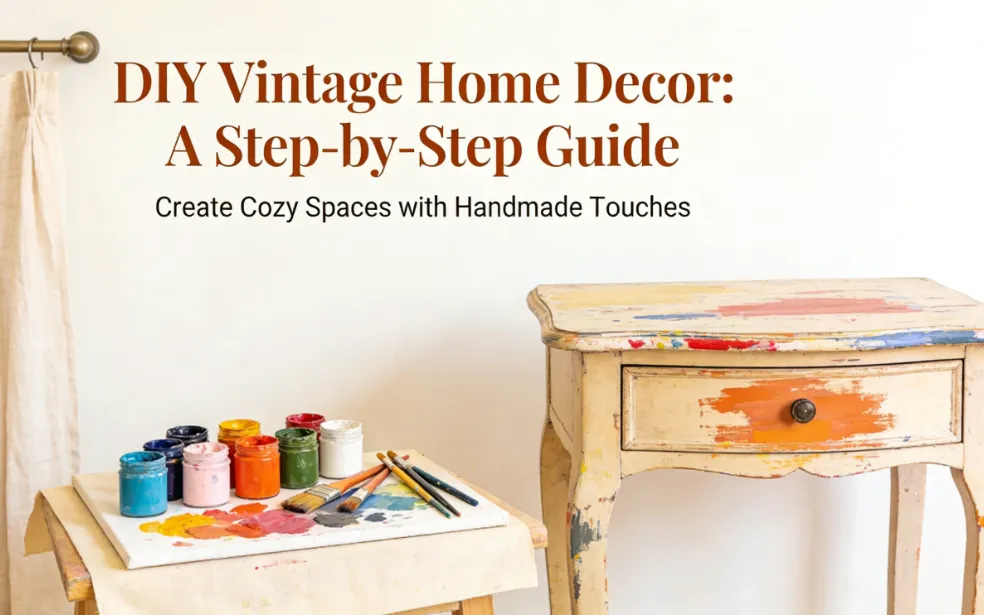 3 Easy DIY Home Decor Projects to Refresh Your Space on a Budget
